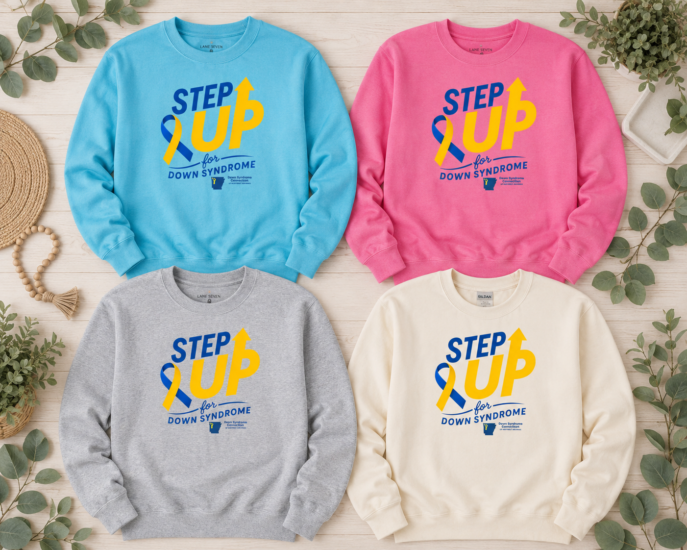 Step Up Crewneck Sweatshirt l Adult & Kid Sizes