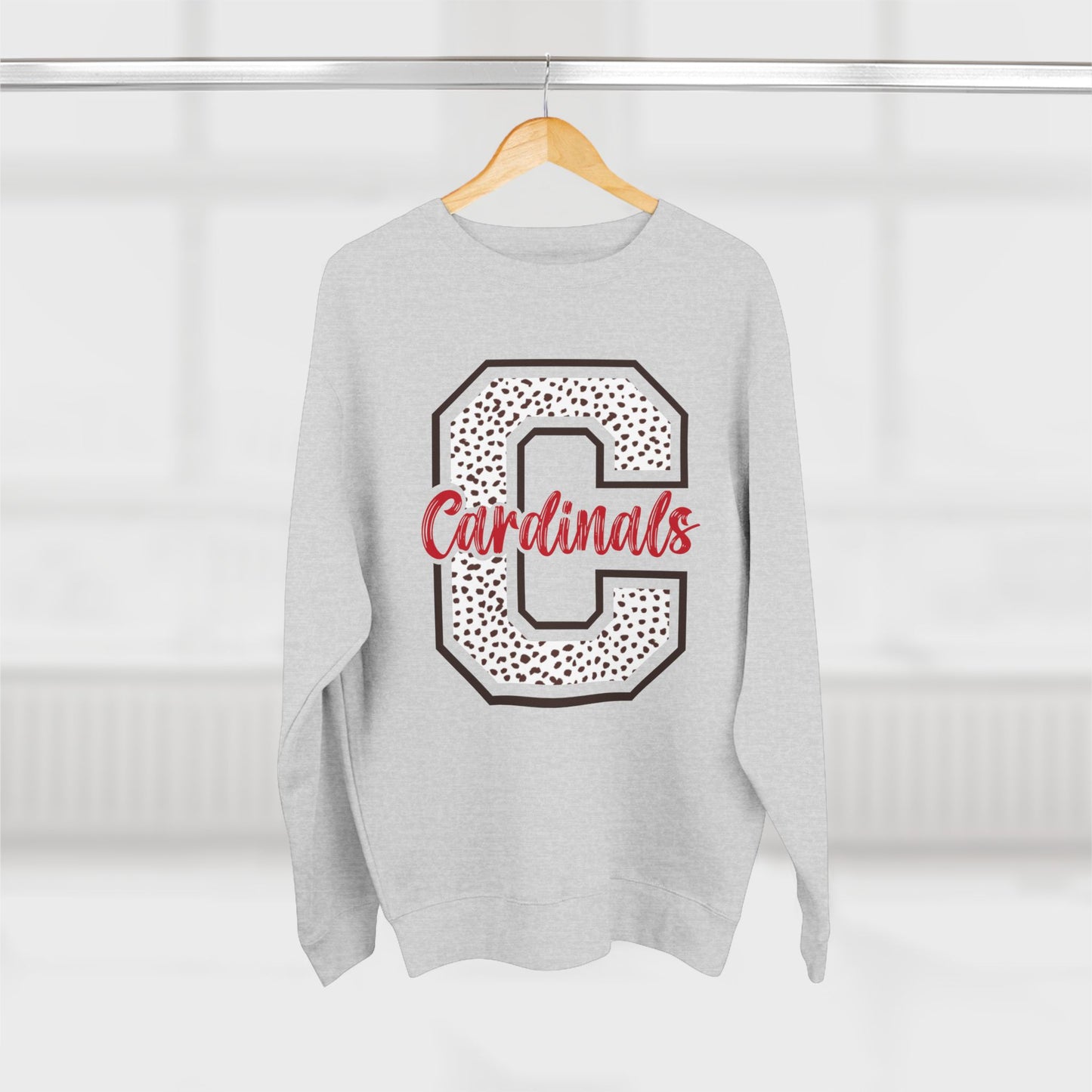 Dot Print "C" Crewneck Sweatshirt | LANE 7 BRAND