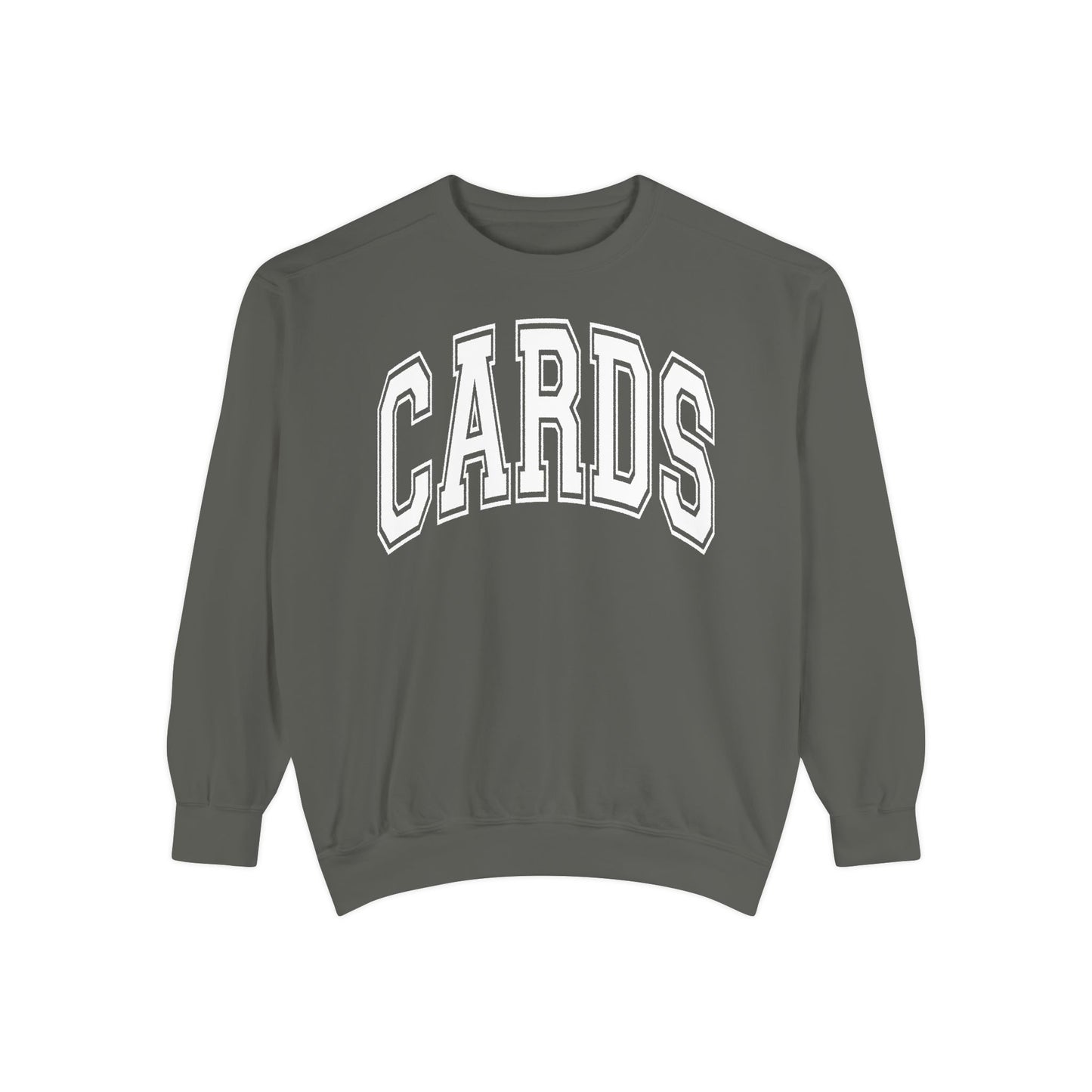 Vintage-Style 'CARDS' Sweatshirt - Comfort Color