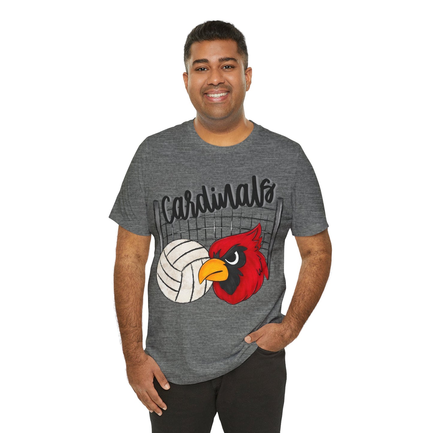 Cardinal Volleyball Tee - Bella