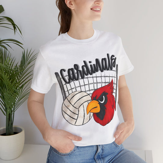 Cardinal Volleyball Tee - Bella
