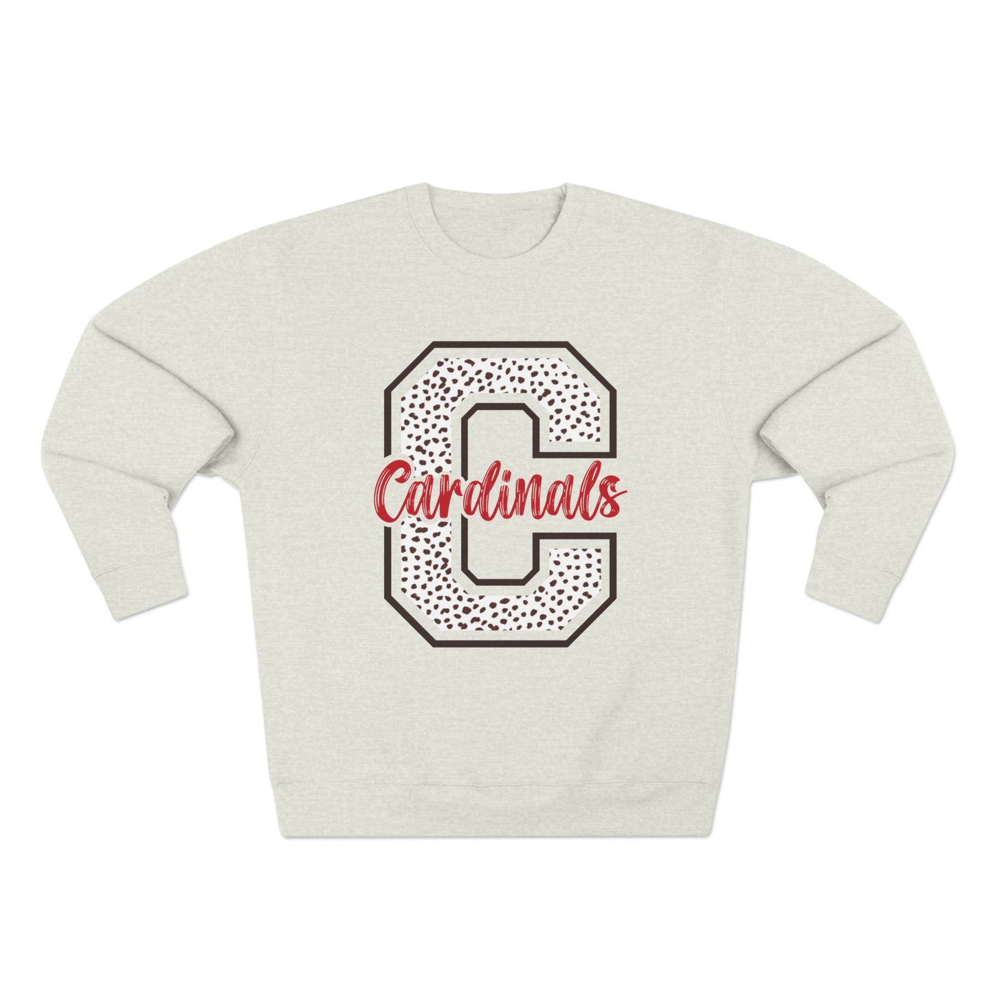 Dot Print "C" Crewneck Sweatshirt | LANE 7 BRAND