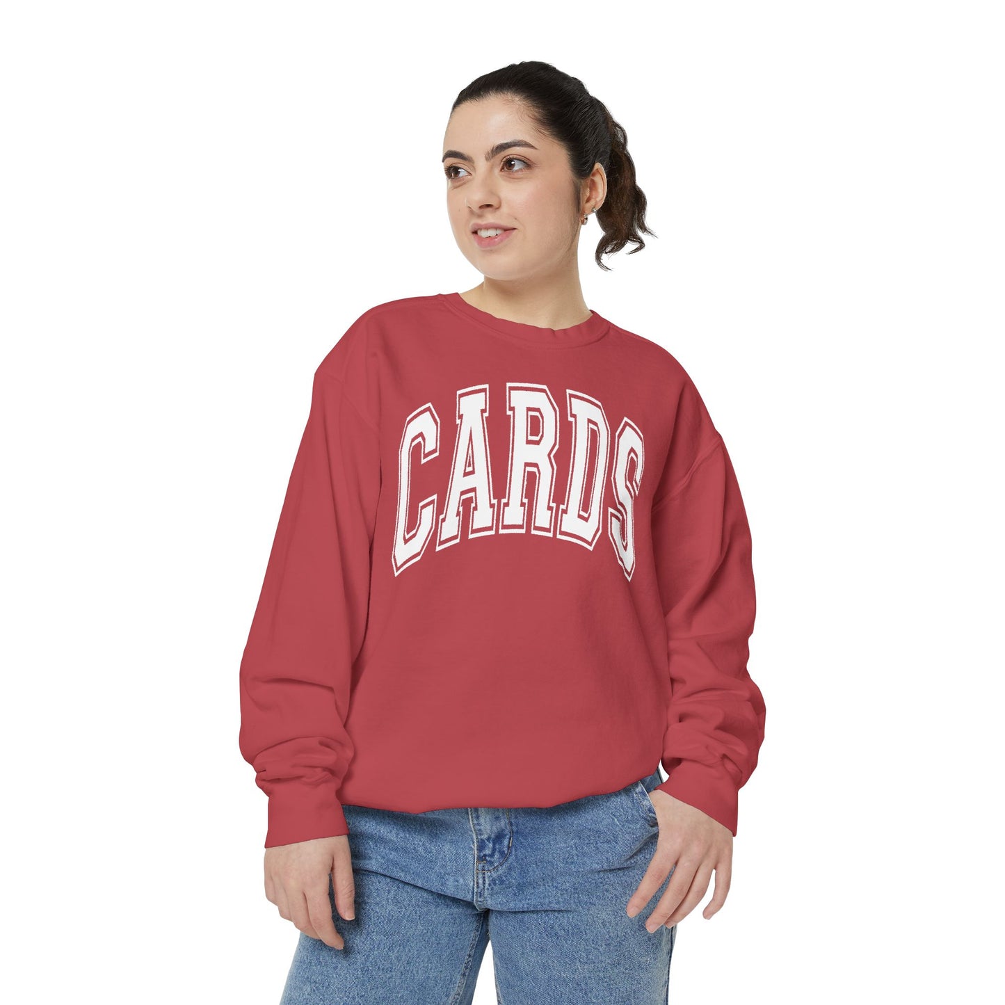 Vintage-Style 'CARDS' Sweatshirt - Comfort Color