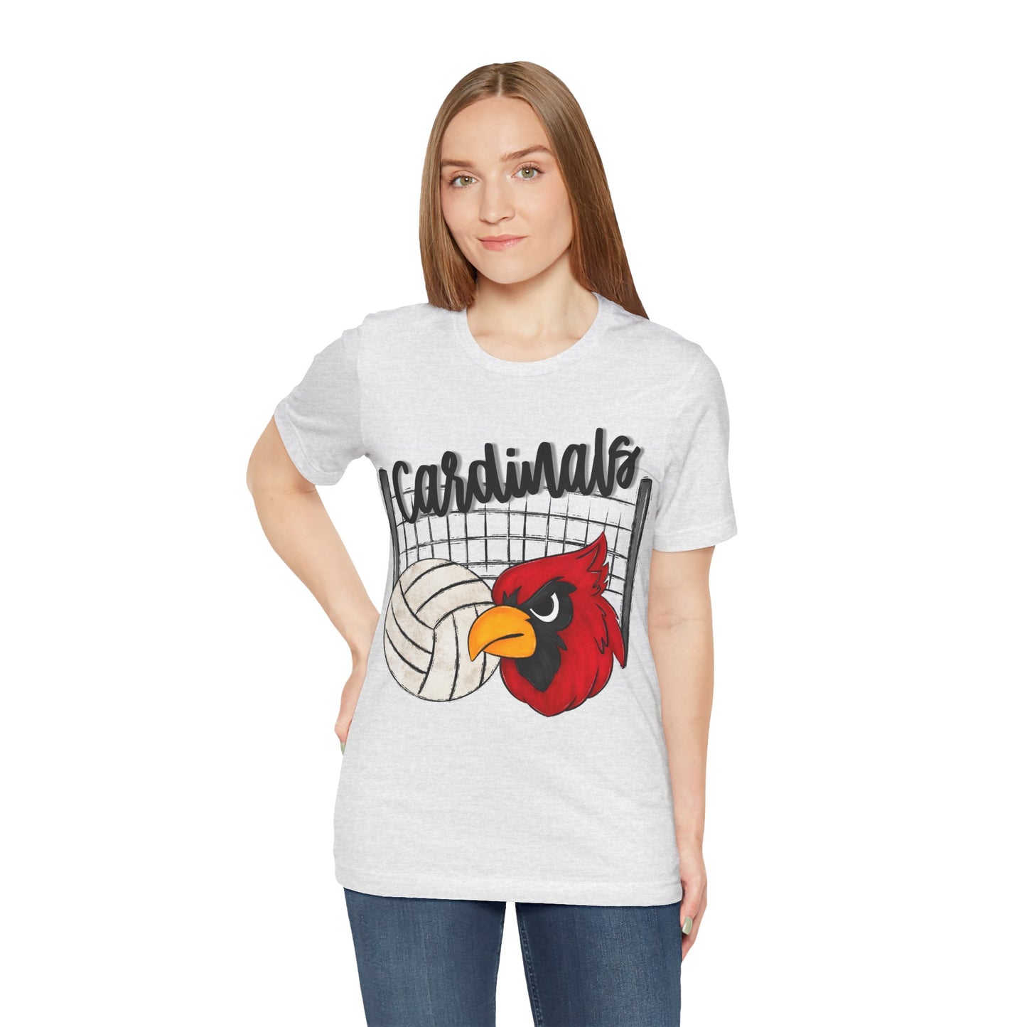 Cardinal Volleyball Tee - Bella