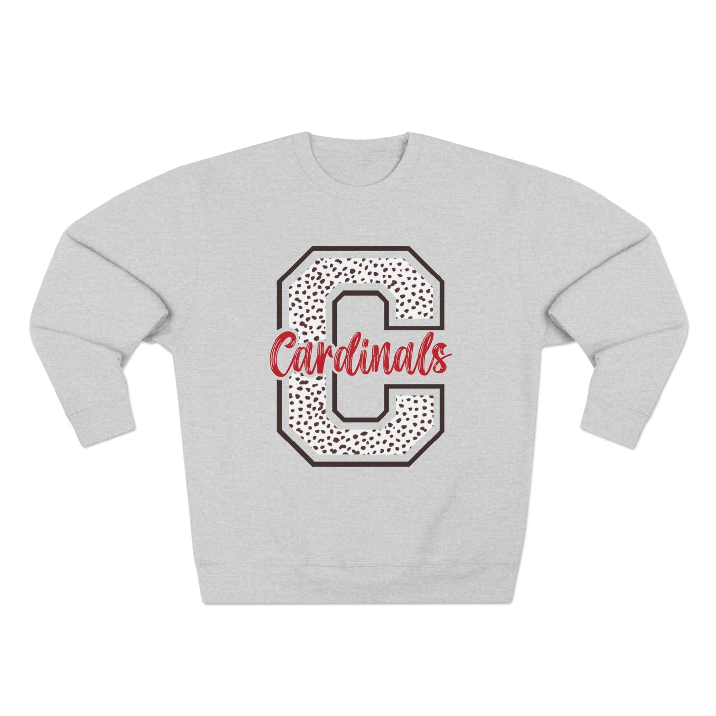 Dot Print "C" Crewneck Sweatshirt | LANE 7 BRAND