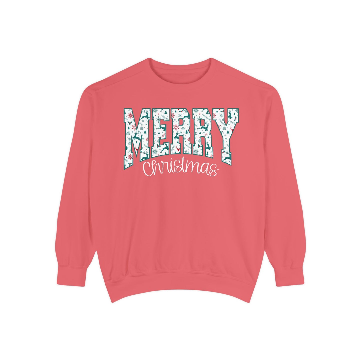 Merry Floral Sweatshirt - Comfort Colors