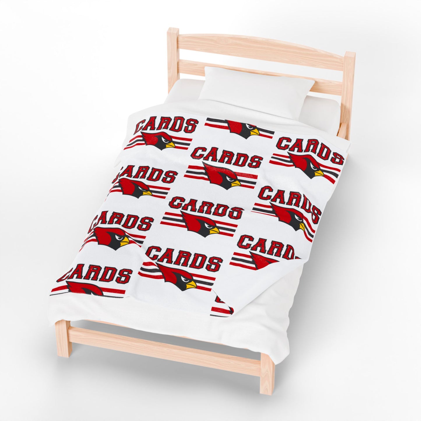 Cozy Cardinals Velveteen Plush Blanket