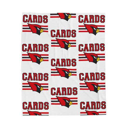 Cozy Cardinals Velveteen Plush Blanket