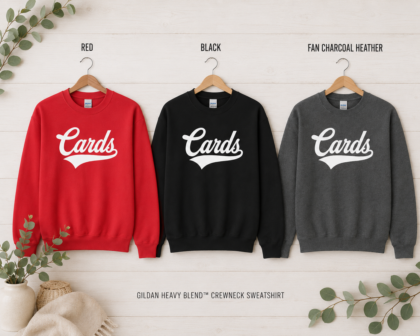 Everyday Cards Gildan Crewneck Sweatshirt I Adult & Kid Sizes