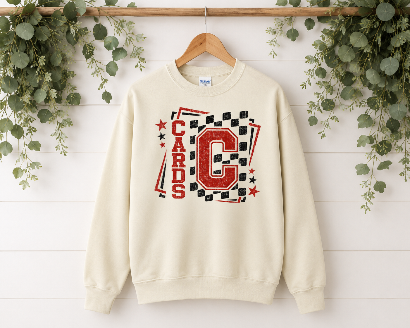 Retro Cards Crewneck   I   Adult & Kid Sizes
