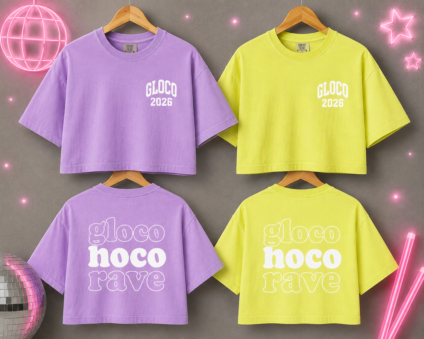 Cropped/Boxy Comfort Colors GLOCO  I Adult Sizes
