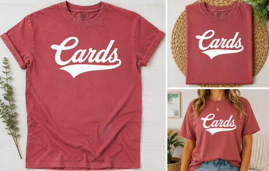 Everyday Cards Comfort Color Tee   I  Adult & Kid Sizes