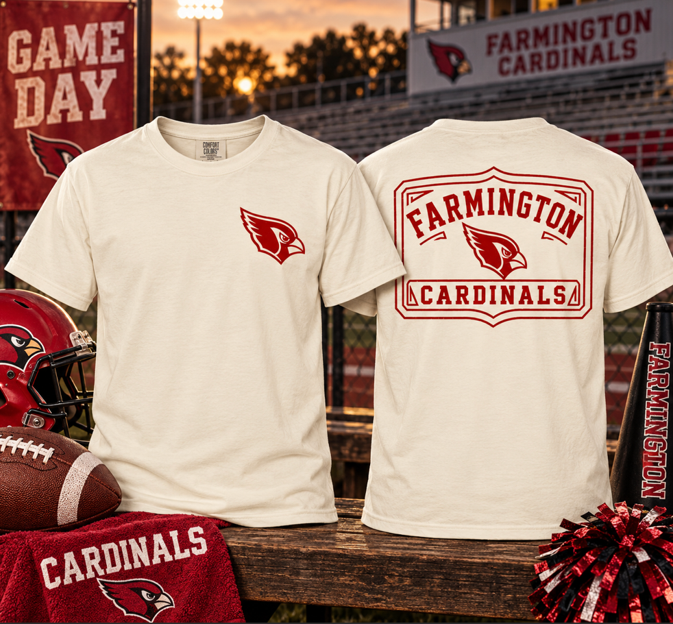 PW Farmington Heritage Tee  I  Adult & Kid Sizes