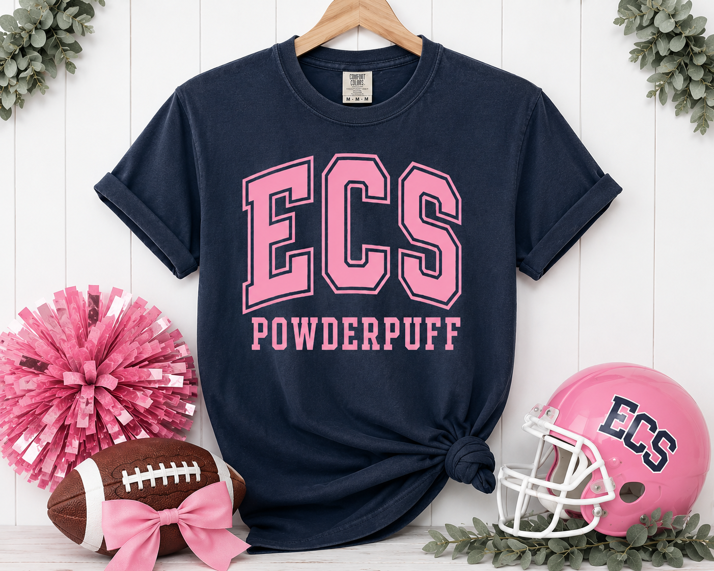 ECS Powder Puff Football PARENT SHIRT